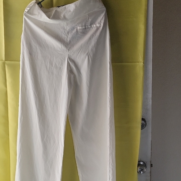ZARA  Women’s Wide Leg Pants Cream  size S - Picture 6 of 14